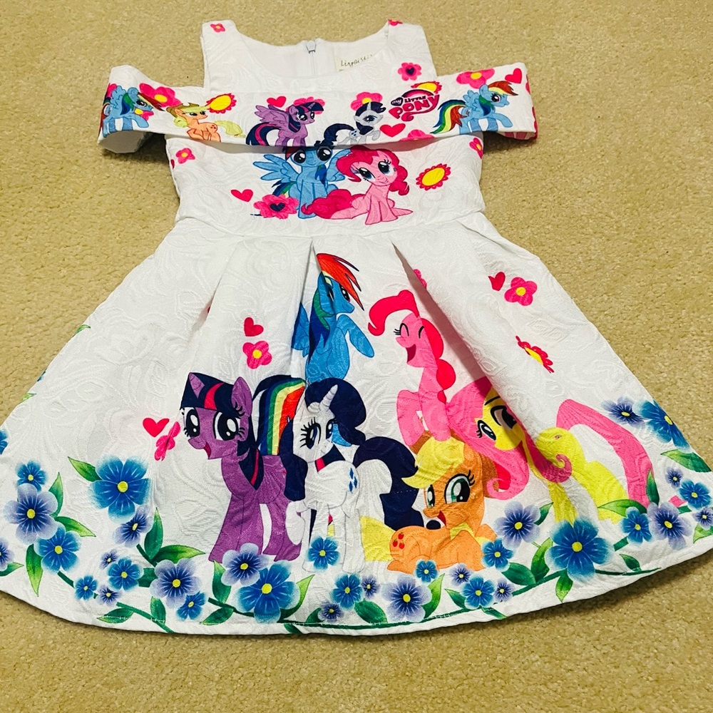 My Little Pony Toddler Summer Formal Wear Dress-  Size 90/Girls 2T (2-3 years)